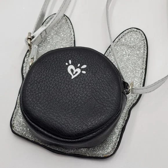 Justice Glitter Boston Terrier Mini Cross Body Bag - Picture 9 of 14